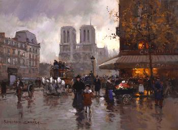 愛德華 科爾特斯 Place St Michel, Notre Dame 愛德華 科爾特斯 Place St Michel, Notre Dame